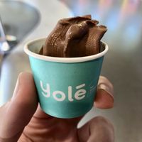 Chocolate taster  at Yolé - Bugis in Central Singapore