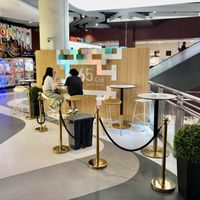 Seating area  at Yolé - Bugis in Central Singapore