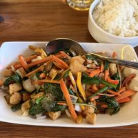 Volcano with tofu  at ItuThai Restobar in Chihuahua