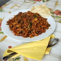 Kotthu vegan at Lakshmi in Cologne