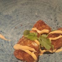 Deep fried cauliflower at Ômami in Varberg