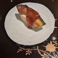 Avocado with orange sauce at Da Maede & Lapis in Kyoto