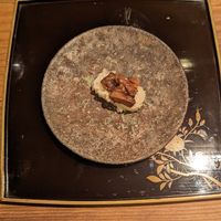 Burdock braised in red wine at Da Maede & Lapis in Kyoto