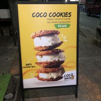 Vegan ice cream sandwich   at COCO MANGO in Chiang Mai