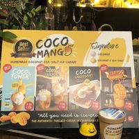 2 flavours of ice cream   at COCO MANGO in Chiang Mai