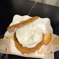 Coconut ice cream sandwich   at COCO MANGO in Chiang Mai