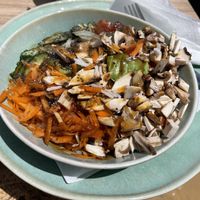 Huge poke bowl.  at Cactus Surf and Coffee  in Lanzarote