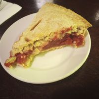 Cherry pie!! Loved it ❤️ at Ruth's Parkside Cafe in Cincinnati