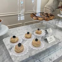 donut display at Cloudy Donut Co - NoLita in New York City