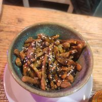 Soy protein strips at Ramen Shifu - Navigli  in Milan