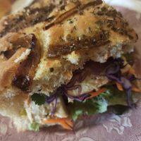 Foccacia au Tofu at Les Belles Âmes Pâtisserie in Lyon