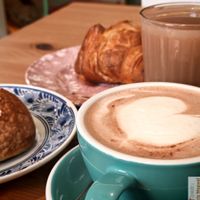 My breakfast at Les Belles Âmes Pâtisserie in Lyon