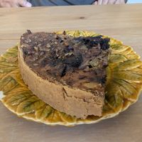 Quiche of the day. Broccoli and potato at Les Belles Âmes Pâtisserie in Lyon