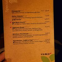 Two special choices in veganuary at Krone Oberbruch in Buehl