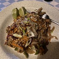 Pad Thai tofu   at Costeno Beach Hostel in Magdalena