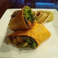 Thai tempeh wrap. at Sunflower Cafe in Fairhope