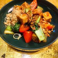 Frittierter Tofu und Gemüse (Vorspeise) at Scaramanga's  in Dusseldorf