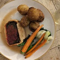 Beetroot Wellington #Veganuary at The Beach House in Milford On Sea