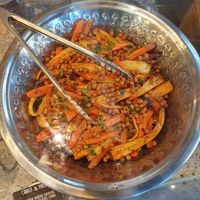 Carrot and parsnip salad #Veganuary at Route - Dalston in East London