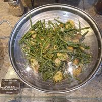 Green bean and baby potato salad #Veganuary at Route - Dalston in East London