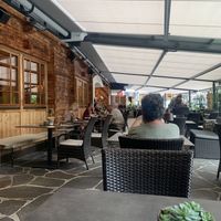 Outdoor seating  at Edelweiss in Mayrhofen