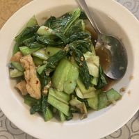 Tofu and pak choi.  at Ben's Way Chinese Restaurant in Helsinki