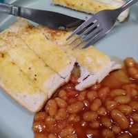 Beans and toast for kids (October 2025) at Tesco Cafe in Aberystwyth