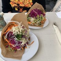 Falafel Sandwich normal und scharf at Krawummel in Muenster