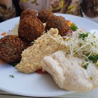 Falafel Teller at Krawummel in Muenster