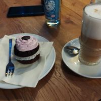 Cupcake and Lattemacchiato at Krawummel in Muenster