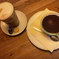 Tiramisu and a Chococcino at Krawummel in Muenster