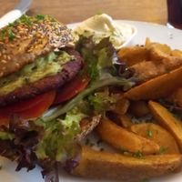 Super K burger at Krawummel in Muenster