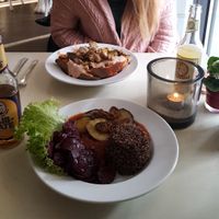 Tagesmenü und die Ofensüßkartoffel at Krawummel in Muenster