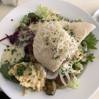Falafel Teller at Krawummel in Muenster