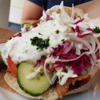 Hayati-veggie-Döner at Krawummel in Muenster