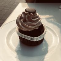 Vegan chocolate cupcake  at Krawummel in Muenster