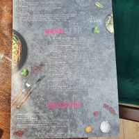 Menu at TO KYO in Ulm