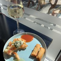 Spring rolls and deep fried veggies at Thai Keflavik in Keflavik