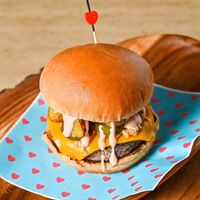 Latin Burger  at Funky Love in Fort Lauderdale