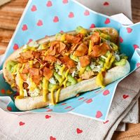 Colombian HotDog  at Funky Love in Fort Lauderdale