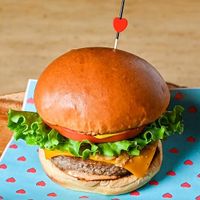 Classic Burger  at Funky Love in Fort Lauderdale