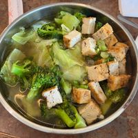 Tofu and Vegetable Pho with Fried Tofu  at Local Pho in Seattle