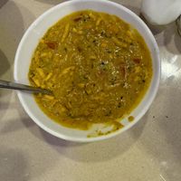 Vegan Sev Tamatar (Chickpea noodles with tomatoes )  at The Vegetarian Grill - TVG in Jaipur