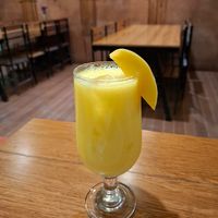 Mango smoothie at AC Palayok Restaurant in Cebu