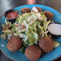 Falafel plate at Chicago Grill in Appleton