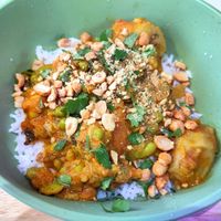 African dish at Aloé Vega in Toulouse