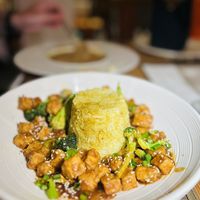 Sesame Tofu #Veganuary at Bentang Bali in Oranjestad