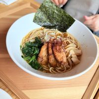 Ramen with Soy Sauce ❤️  at Cafe Tea Terrace in Kyoto