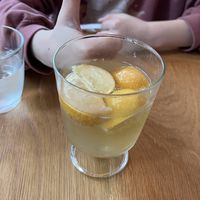Lemon squash  at Cafe Tea Terrace in Kyoto