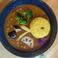 Curry at Cafe Vegan Terrace in Kyoto